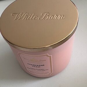 White Barn Pink Champagne Toast Candle